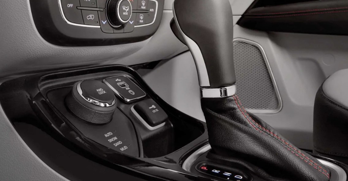 2019 Jeep Compass Trailhawk Red Stitching Interior